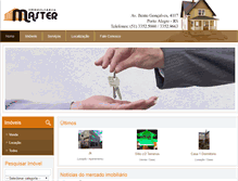 Tablet Screenshot of masterimoveis-rs.com.br